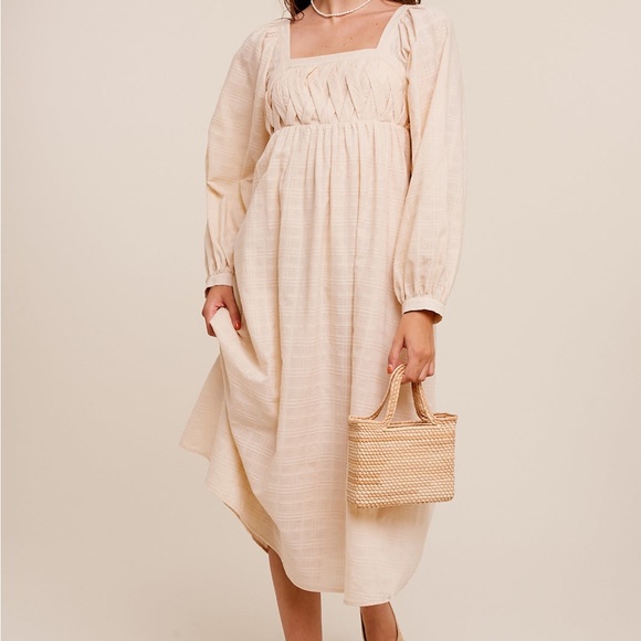 Free People Dresses & Skirts - Crisscross Square Neck Maxi Dress